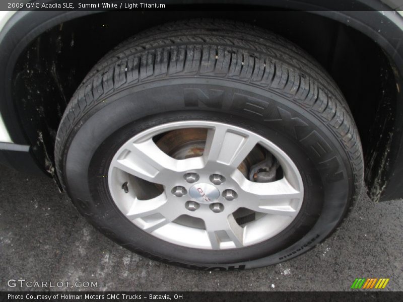Summit White / Light Titanium 2009 GMC Acadia SLE