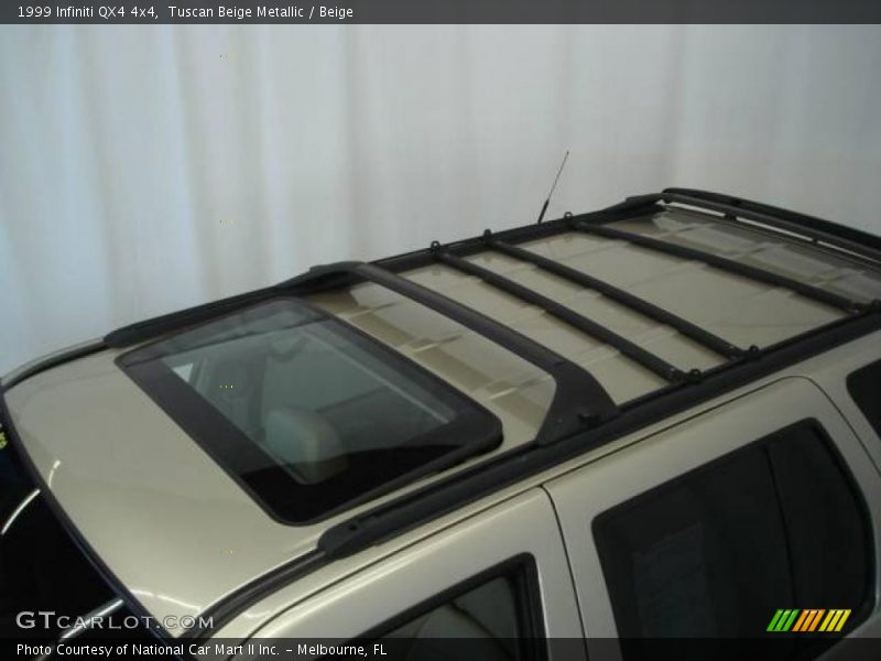 Tuscan Beige Metallic / Beige 1999 Infiniti QX4 4x4