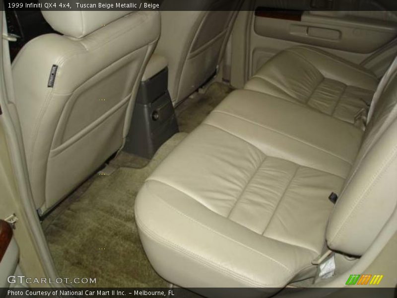Tuscan Beige Metallic / Beige 1999 Infiniti QX4 4x4