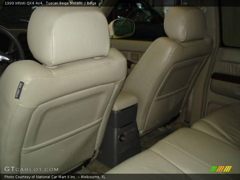 Tuscan Beige Metallic / Beige 1999 Infiniti QX4 4x4