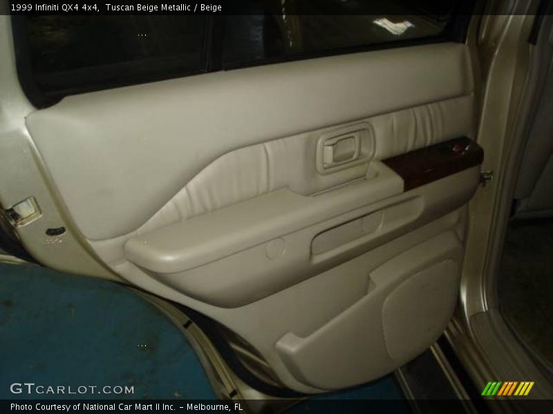 Tuscan Beige Metallic / Beige 1999 Infiniti QX4 4x4