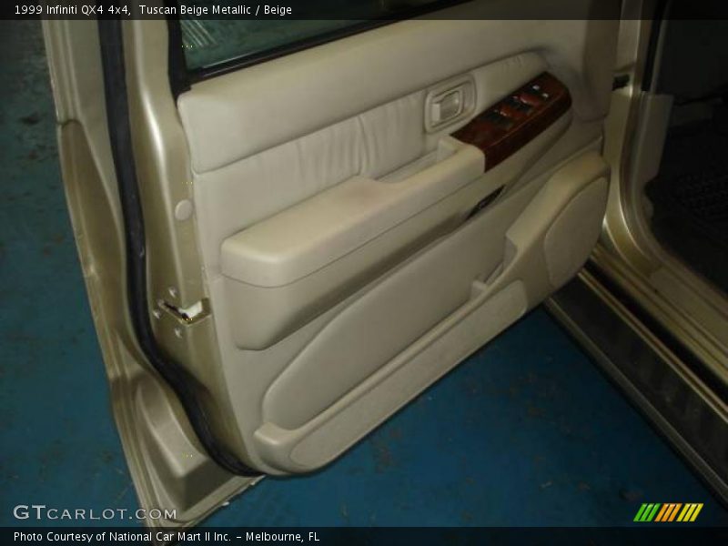 Tuscan Beige Metallic / Beige 1999 Infiniti QX4 4x4