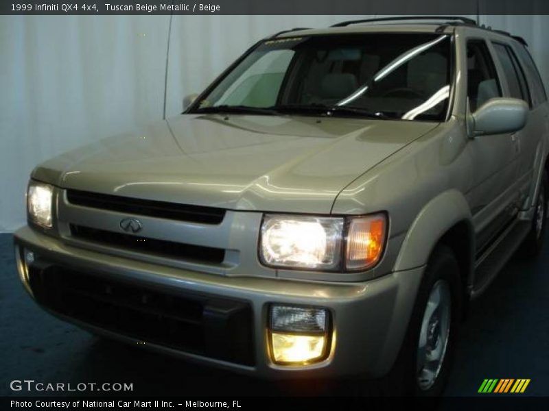 Tuscan Beige Metallic / Beige 1999 Infiniti QX4 4x4