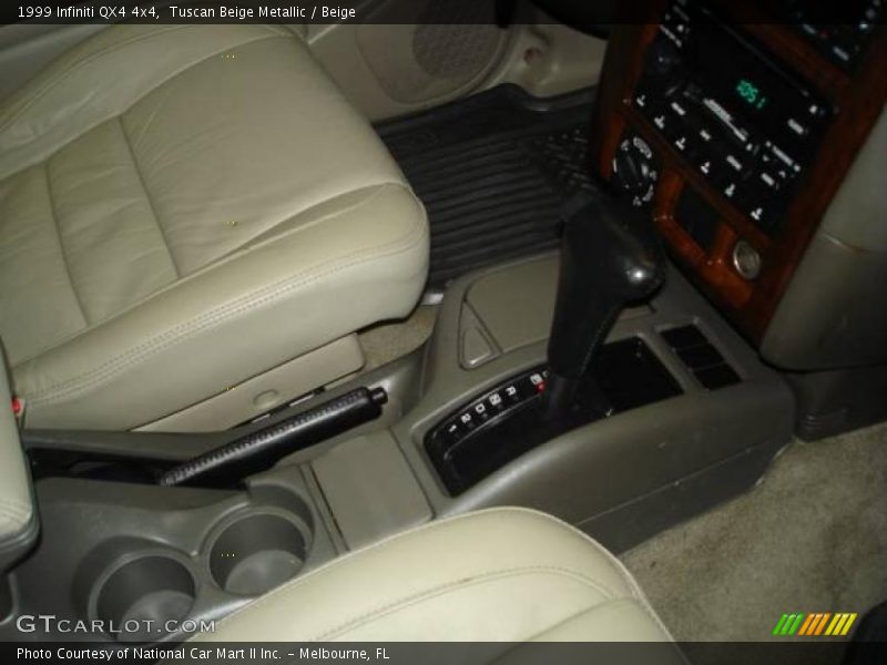 Tuscan Beige Metallic / Beige 1999 Infiniti QX4 4x4