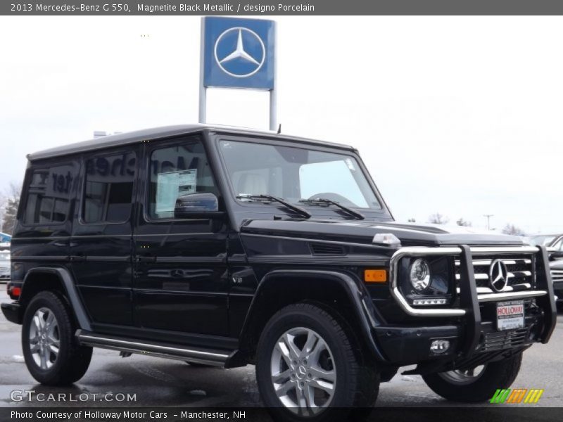 Magnetite Black Metallic / designo Porcelain 2013 Mercedes-Benz G 550