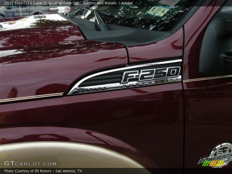 Autumn Red Metallic / Adobe 2012 Ford F250 Super Duty Lariat Crew Cab