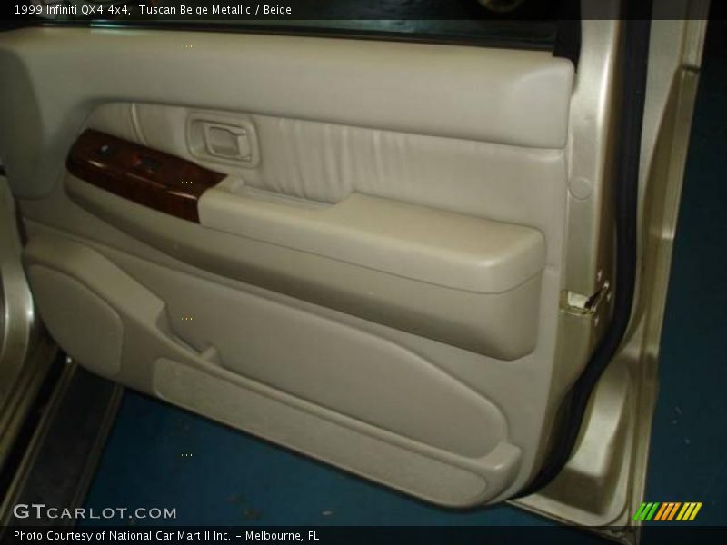 Tuscan Beige Metallic / Beige 1999 Infiniti QX4 4x4