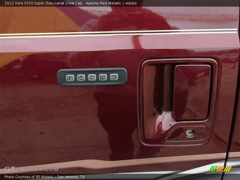 Autumn Red Metallic / Adobe 2012 Ford F250 Super Duty Lariat Crew Cab
