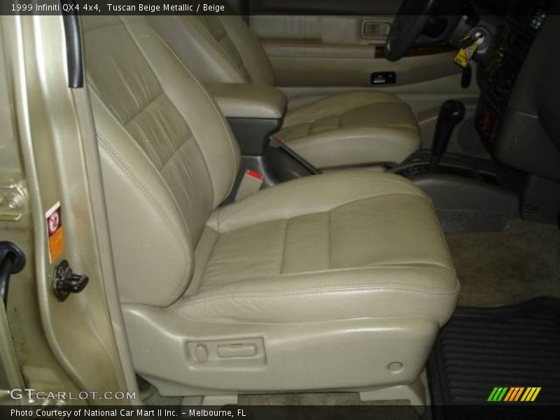 Tuscan Beige Metallic / Beige 1999 Infiniti QX4 4x4