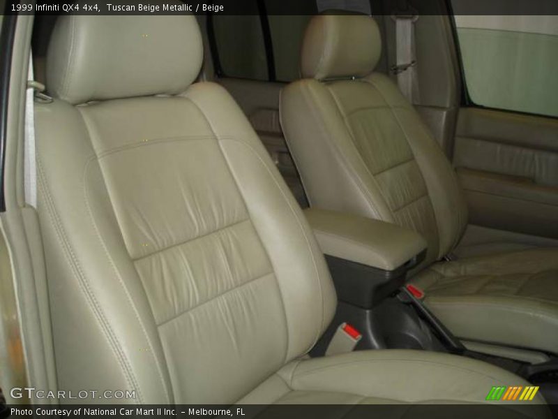 Tuscan Beige Metallic / Beige 1999 Infiniti QX4 4x4
