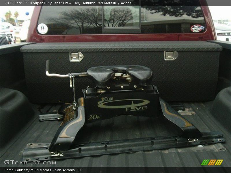 Autumn Red Metallic / Adobe 2012 Ford F250 Super Duty Lariat Crew Cab