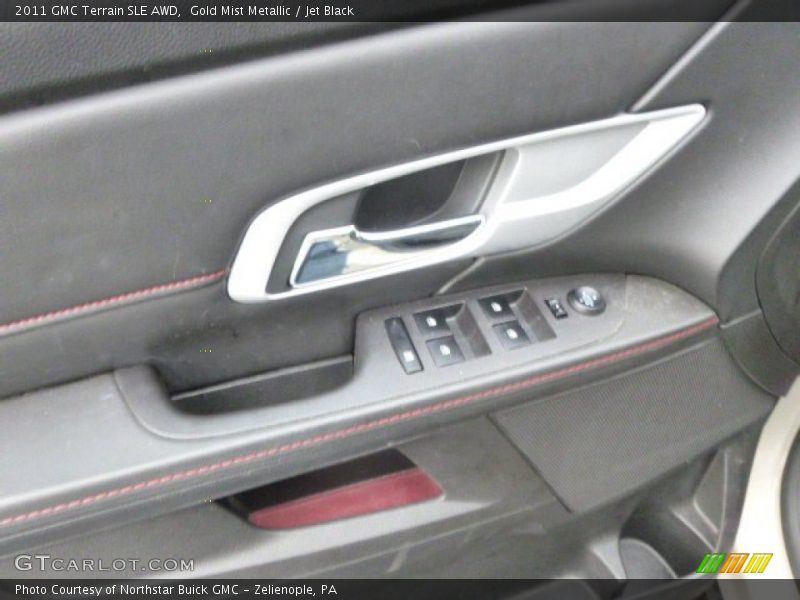 Gold Mist Metallic / Jet Black 2011 GMC Terrain SLE AWD