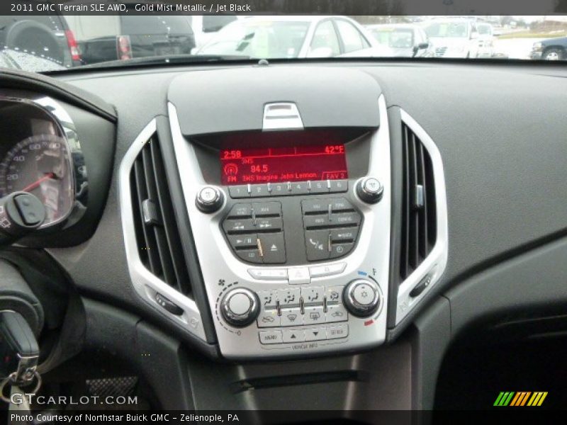 Gold Mist Metallic / Jet Black 2011 GMC Terrain SLE AWD