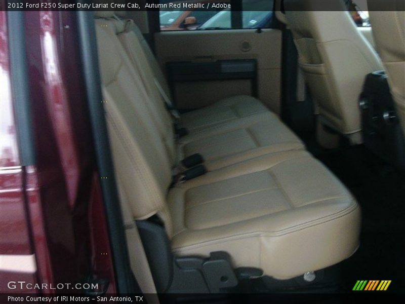 Autumn Red Metallic / Adobe 2012 Ford F250 Super Duty Lariat Crew Cab
