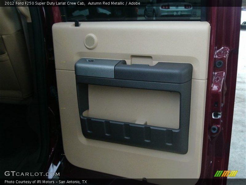 Autumn Red Metallic / Adobe 2012 Ford F250 Super Duty Lariat Crew Cab