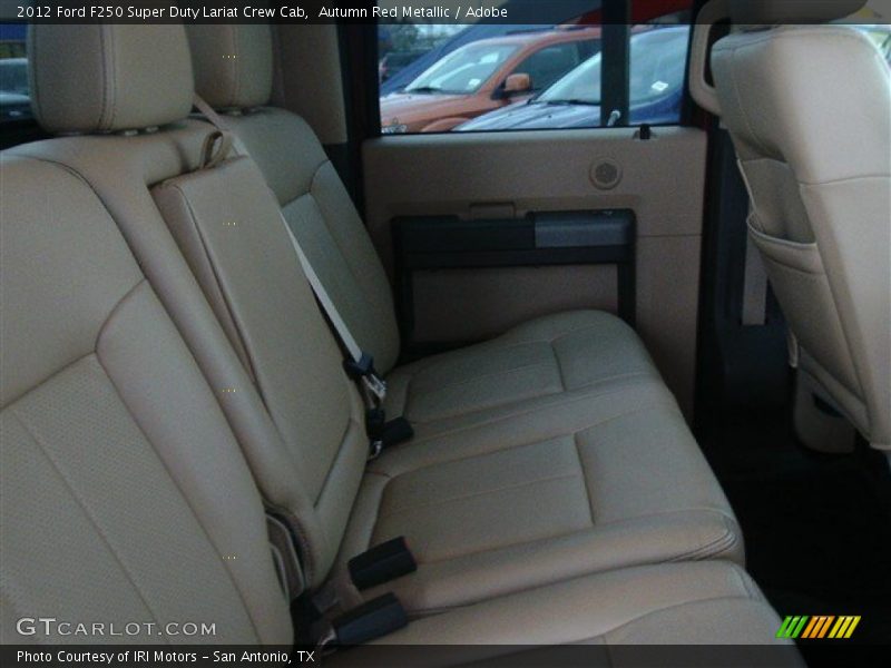 Autumn Red Metallic / Adobe 2012 Ford F250 Super Duty Lariat Crew Cab