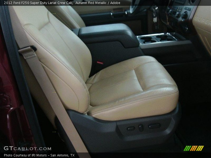 Autumn Red Metallic / Adobe 2012 Ford F250 Super Duty Lariat Crew Cab
