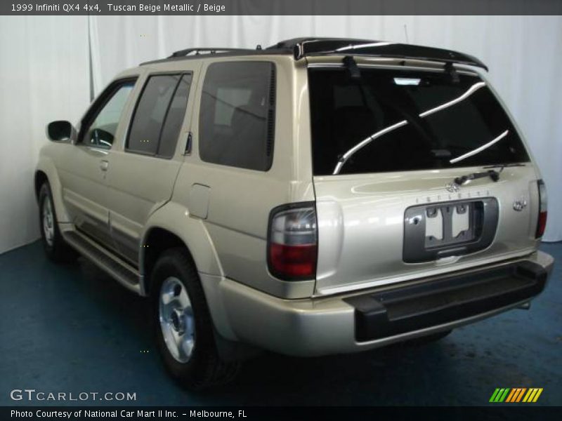 Tuscan Beige Metallic / Beige 1999 Infiniti QX4 4x4