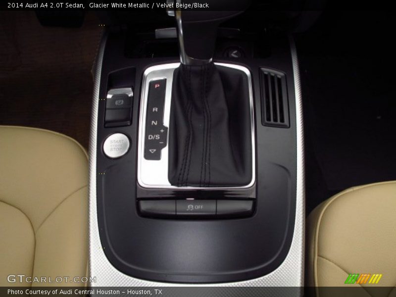 Glacier White Metallic / Velvet Beige/Black 2014 Audi A4 2.0T Sedan