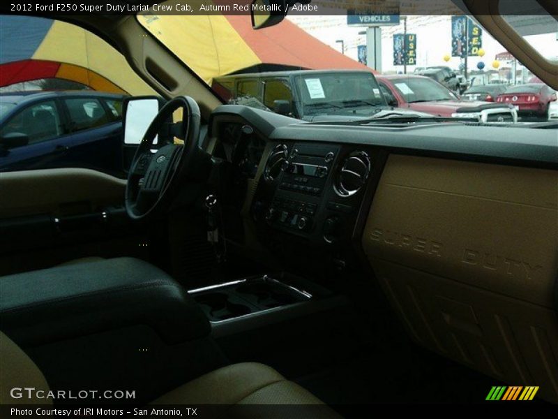 Autumn Red Metallic / Adobe 2012 Ford F250 Super Duty Lariat Crew Cab