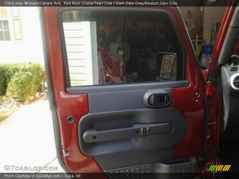 Red Rock Crystal Pearl Coat / Dark Slate Gray/Medium Slate Gray 2009 Jeep Wrangler Sahara 4x4