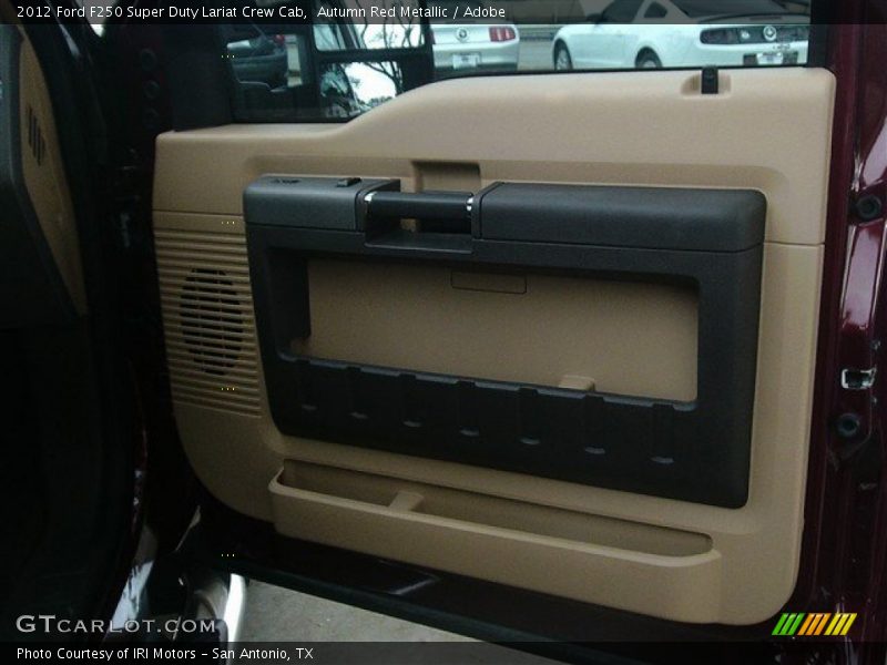 Autumn Red Metallic / Adobe 2012 Ford F250 Super Duty Lariat Crew Cab