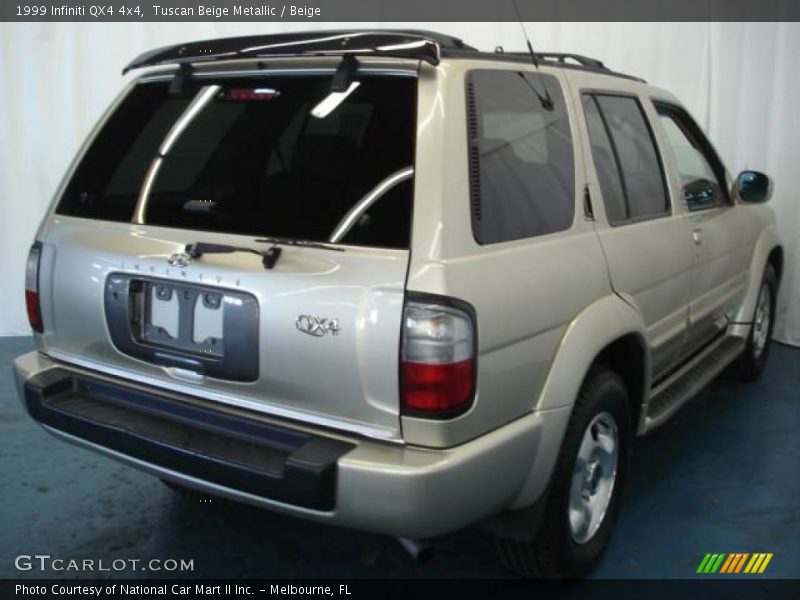 Tuscan Beige Metallic / Beige 1999 Infiniti QX4 4x4