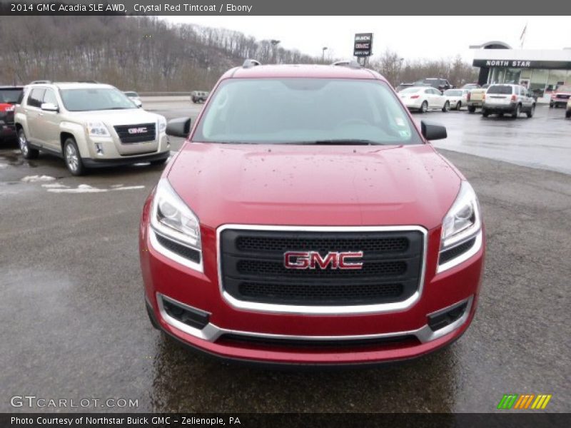Crystal Red Tintcoat / Ebony 2014 GMC Acadia SLE AWD