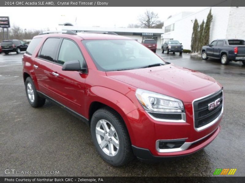 Crystal Red Tintcoat / Ebony 2014 GMC Acadia SLE AWD