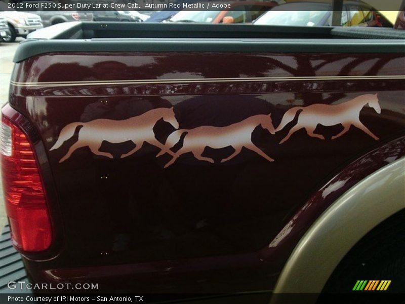 Autumn Red Metallic / Adobe 2012 Ford F250 Super Duty Lariat Crew Cab