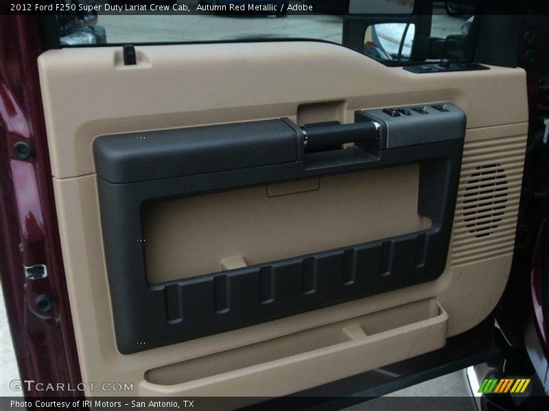 Autumn Red Metallic / Adobe 2012 Ford F250 Super Duty Lariat Crew Cab