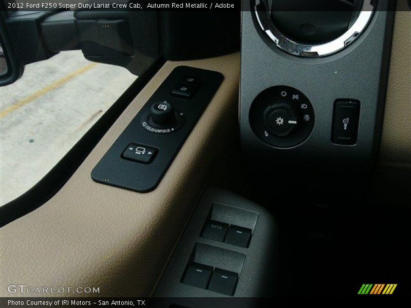 Autumn Red Metallic / Adobe 2012 Ford F250 Super Duty Lariat Crew Cab