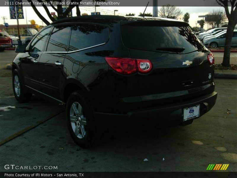 Black Granite Metallic / Ebony/Ebony 2011 Chevrolet Traverse LT