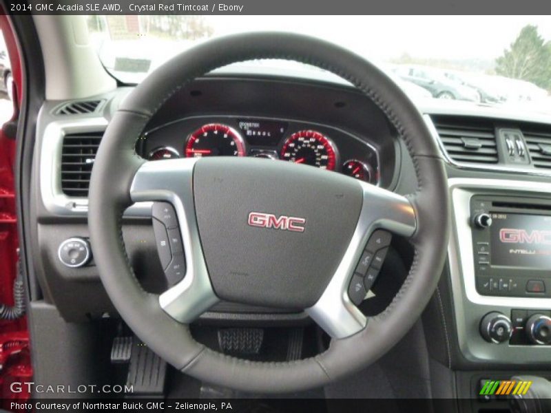 Crystal Red Tintcoat / Ebony 2014 GMC Acadia SLE AWD