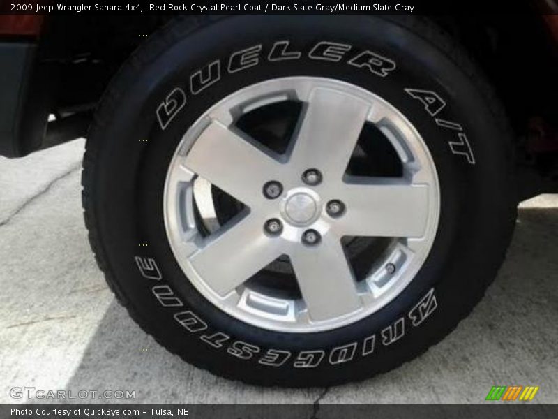 Red Rock Crystal Pearl Coat / Dark Slate Gray/Medium Slate Gray 2009 Jeep Wrangler Sahara 4x4
