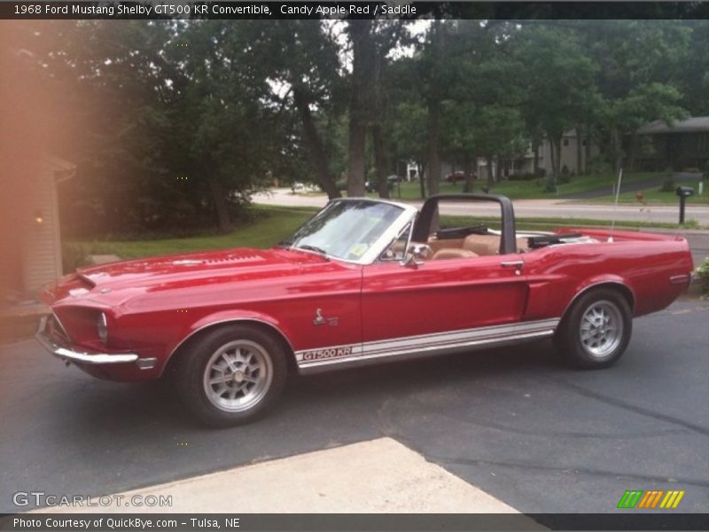  1968 Mustang Shelby GT500 KR Convertible Candy Apple Red