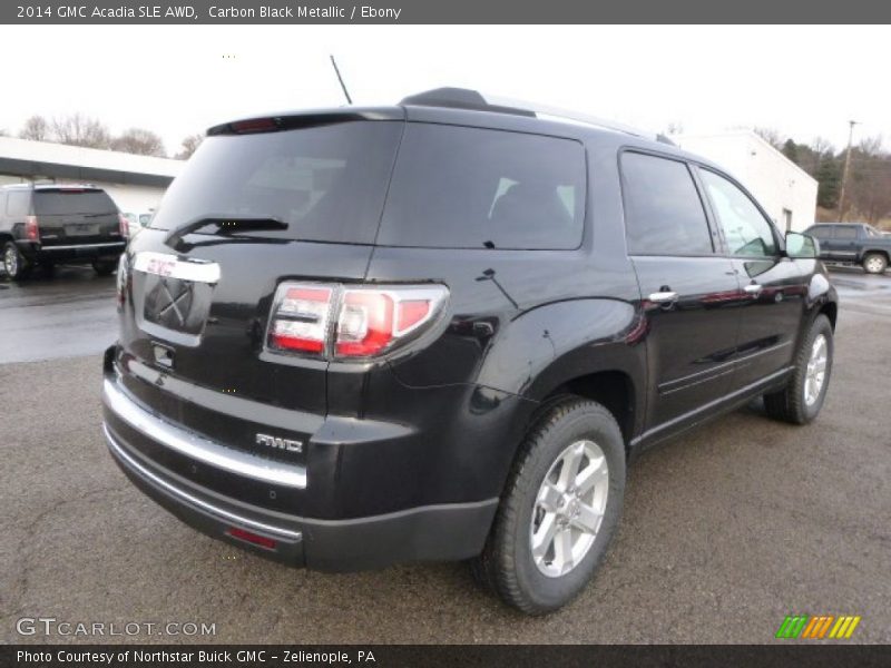 Carbon Black Metallic / Ebony 2014 GMC Acadia SLE AWD