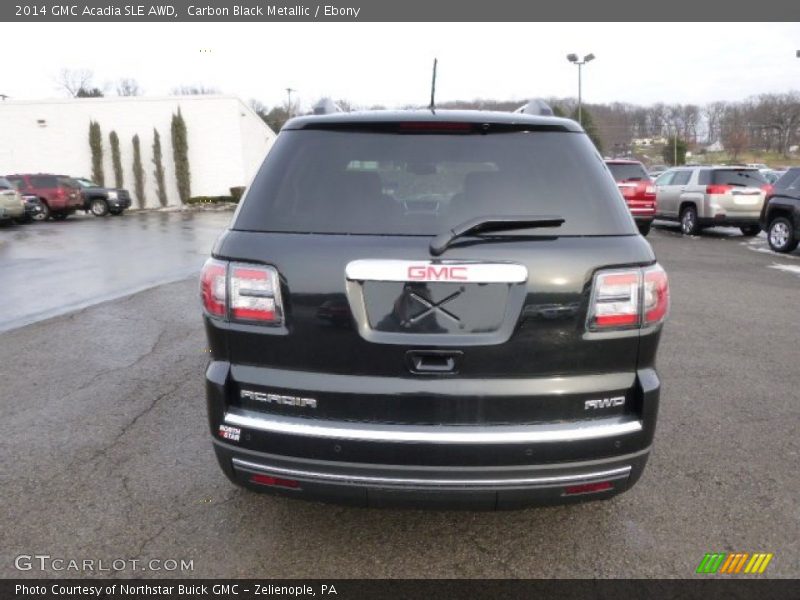 Carbon Black Metallic / Ebony 2014 GMC Acadia SLE AWD