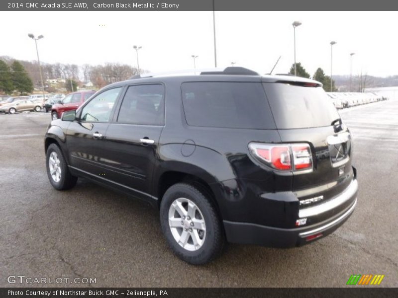 Carbon Black Metallic / Ebony 2014 GMC Acadia SLE AWD