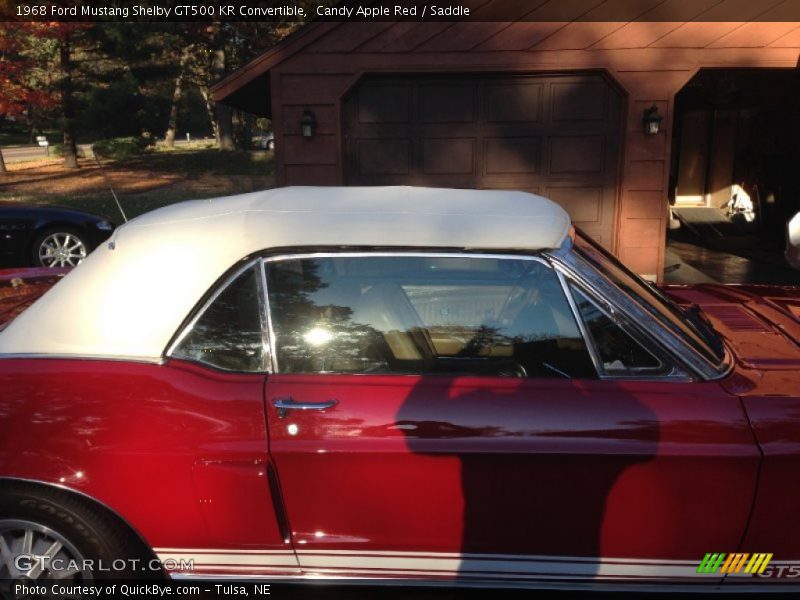 Candy Apple Red / Saddle 1968 Ford Mustang Shelby GT500 KR Convertible