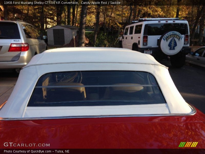 Candy Apple Red / Saddle 1968 Ford Mustang Shelby GT500 KR Convertible