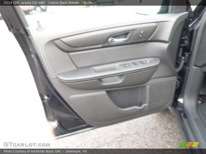 Carbon Black Metallic / Ebony 2014 GMC Acadia SLE AWD