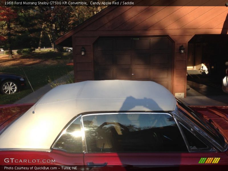 Candy Apple Red / Saddle 1968 Ford Mustang Shelby GT500 KR Convertible