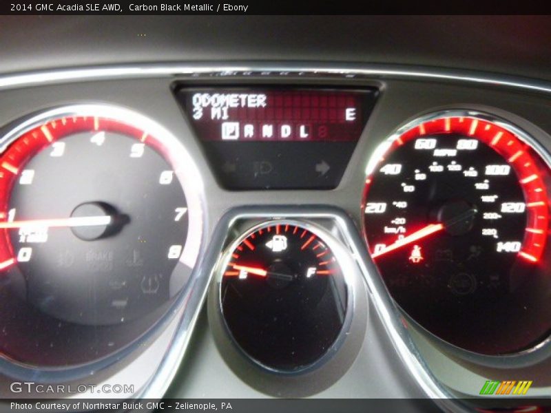 Carbon Black Metallic / Ebony 2014 GMC Acadia SLE AWD