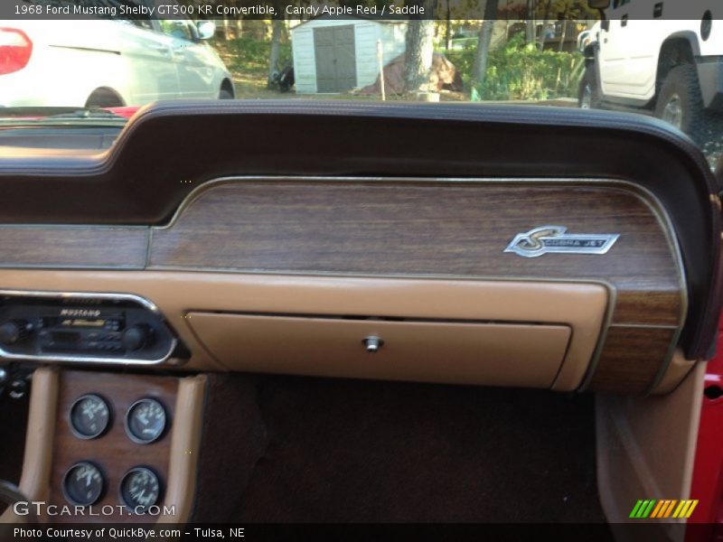 Dashboard of 1968 Mustang Shelby GT500 KR Convertible