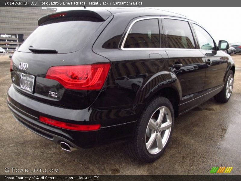 Night Black / Cardamom Beige 2014 Audi Q7 3.0 TFSI quattro S Line Package
