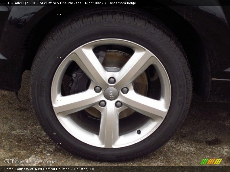 Night Black / Cardamom Beige 2014 Audi Q7 3.0 TFSI quattro S Line Package