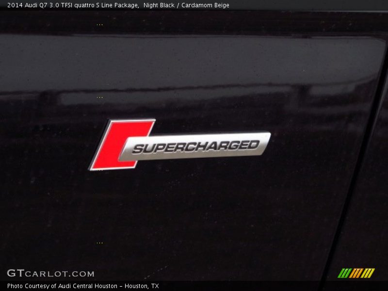 Night Black / Cardamom Beige 2014 Audi Q7 3.0 TFSI quattro S Line Package