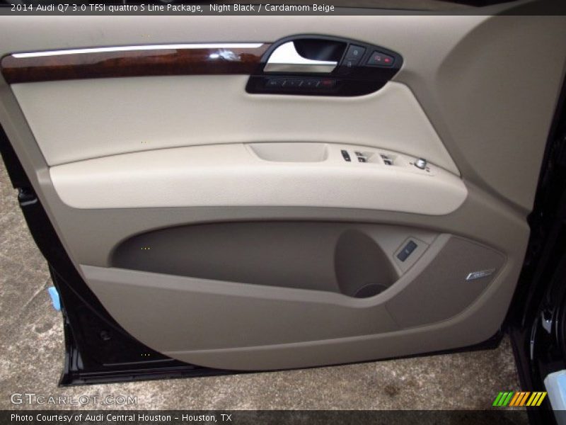 Night Black / Cardamom Beige 2014 Audi Q7 3.0 TFSI quattro S Line Package
