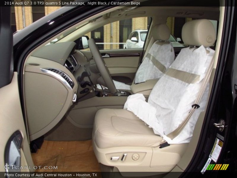 Night Black / Cardamom Beige 2014 Audi Q7 3.0 TFSI quattro S Line Package